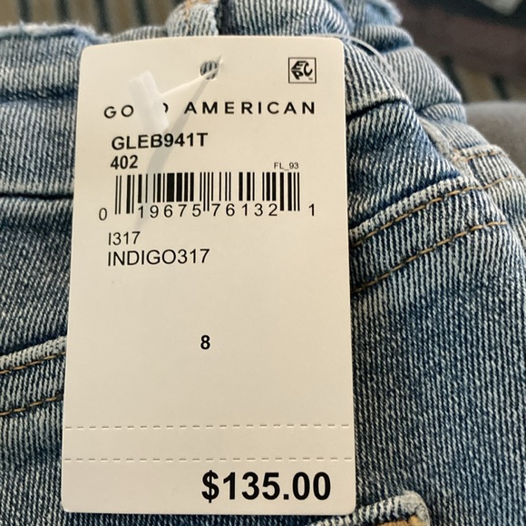 ⭐️ Good American GOOD LEGS distressed waist sculpting Jean NWT - Picture 10 of 10